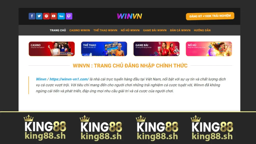 Đánh giá chi tiết về nhà cái Winvn