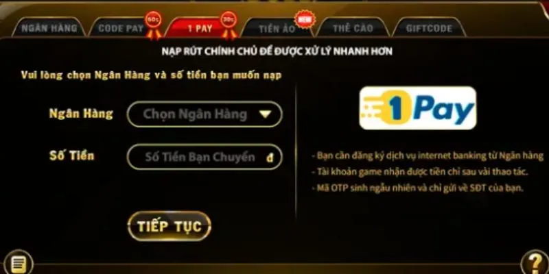 huong dan nap tien KING88 chi tiet